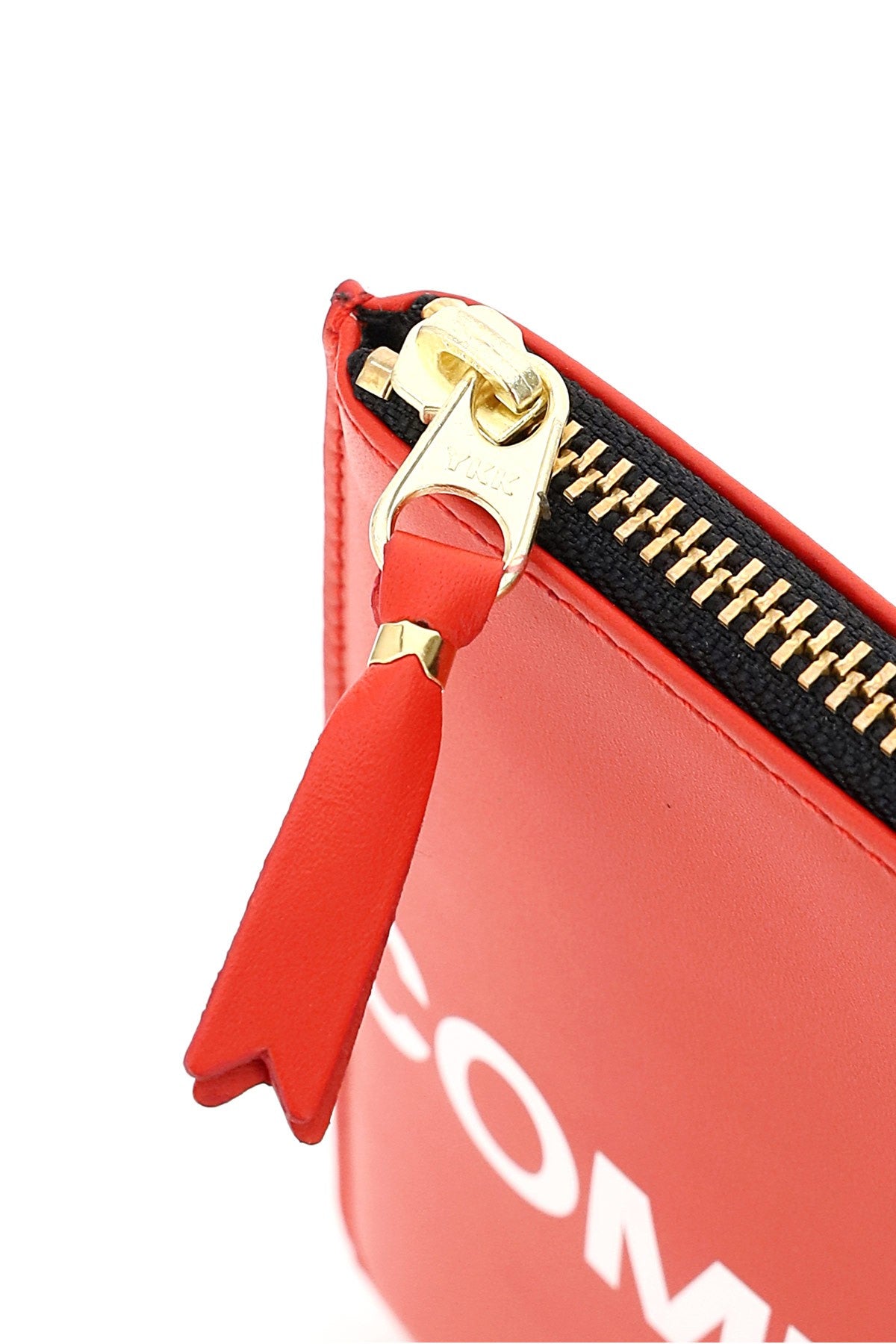 leather pouch with logo
